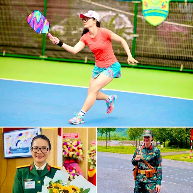 Női világbajnokok vovinamiban „csatába szállnak” a 2025-ös Golden Star Warrior Pickleball Kupán - 2. kép. Các nữ võ sĩ vô địch thế giới vovinam 'xung trận' tại pickleball Cúp Chiến binh Sao Vàng 2025- Ảnh 2.
