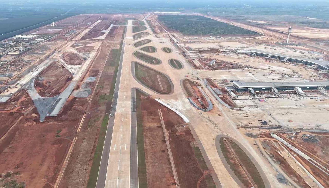 Rullebanen på Long Thanh lufthavn.