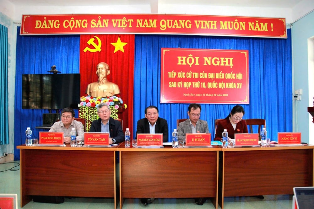 Bộ trưởng Nguyễn Văn Hùng tiếp xúc cử tri xã Ngọc Bay, tỉnh Quảng Ngãi - Ảnh 2.