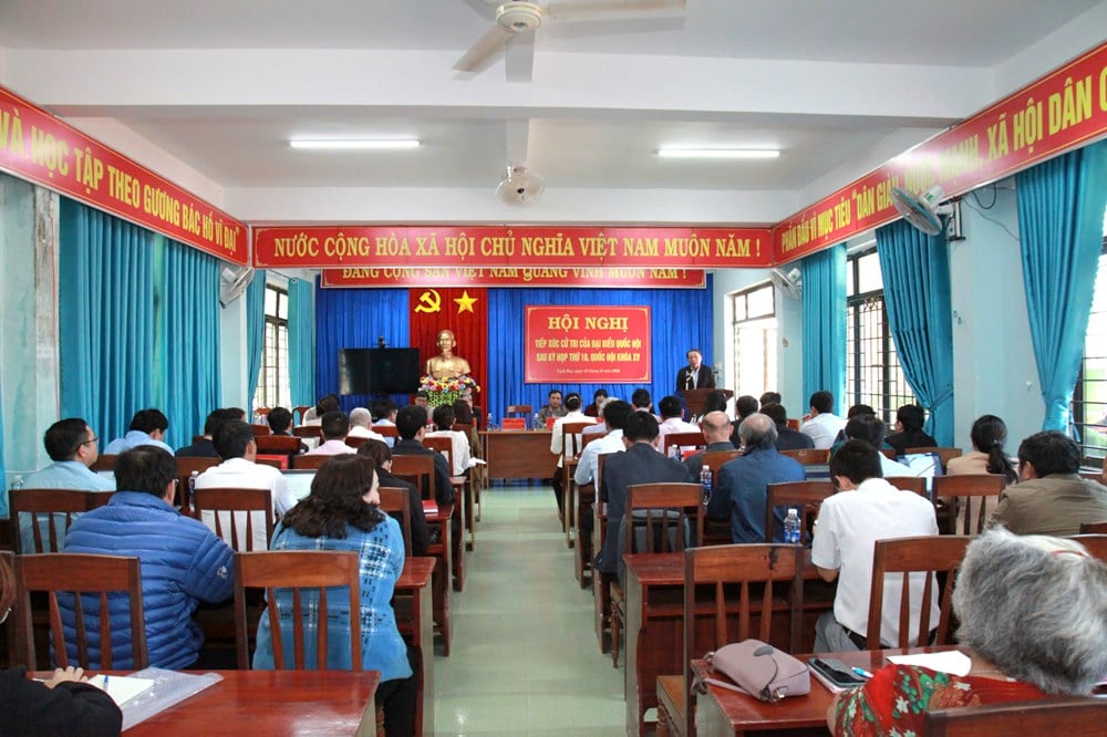 Bộ trưởng Nguyễn Văn Hùng tiếp xúc cử tri xã Ngọc Bay, tỉnh Quảng Ngãi - Ảnh 6.