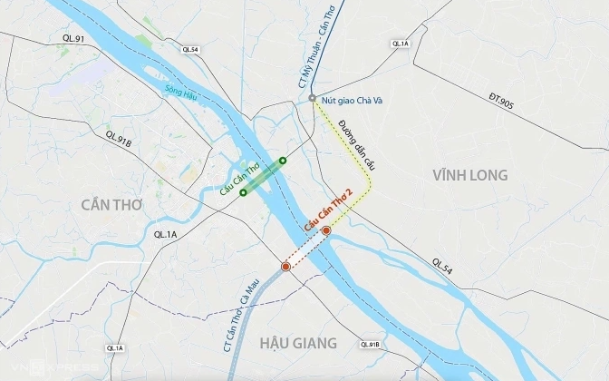 Vietnamul va construi un pod lung de 18 km care va conecta două provincii din Delta Mekongului, cu o investiție de aproape 30.000 de miliarde de VND - Foto 1.