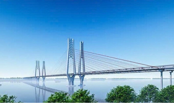 Vietnamul va construi un pod lung de 18 km care va conecta două provincii din Delta Mekongului, cu o investiție de aproape 30.000 de miliarde de VND - Foto 2.