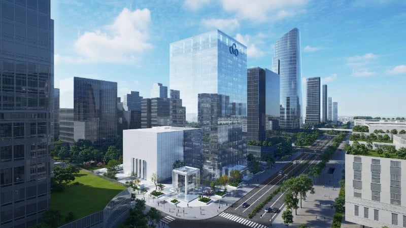 Визуализация проекта комплекса креативного пространства CMC - CCS в Ханое.