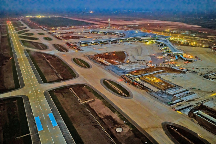 Long Thanh International Airport is ready to welcome its first flights. (Photo: Civil Aviation Authority).