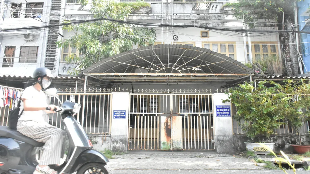 The former headquarters of the Investment and Construction Project Management Board (9 Huynh Tinh Cua Street, Rach Gia Ward, An Giang Province) is now redundant after the merger.
