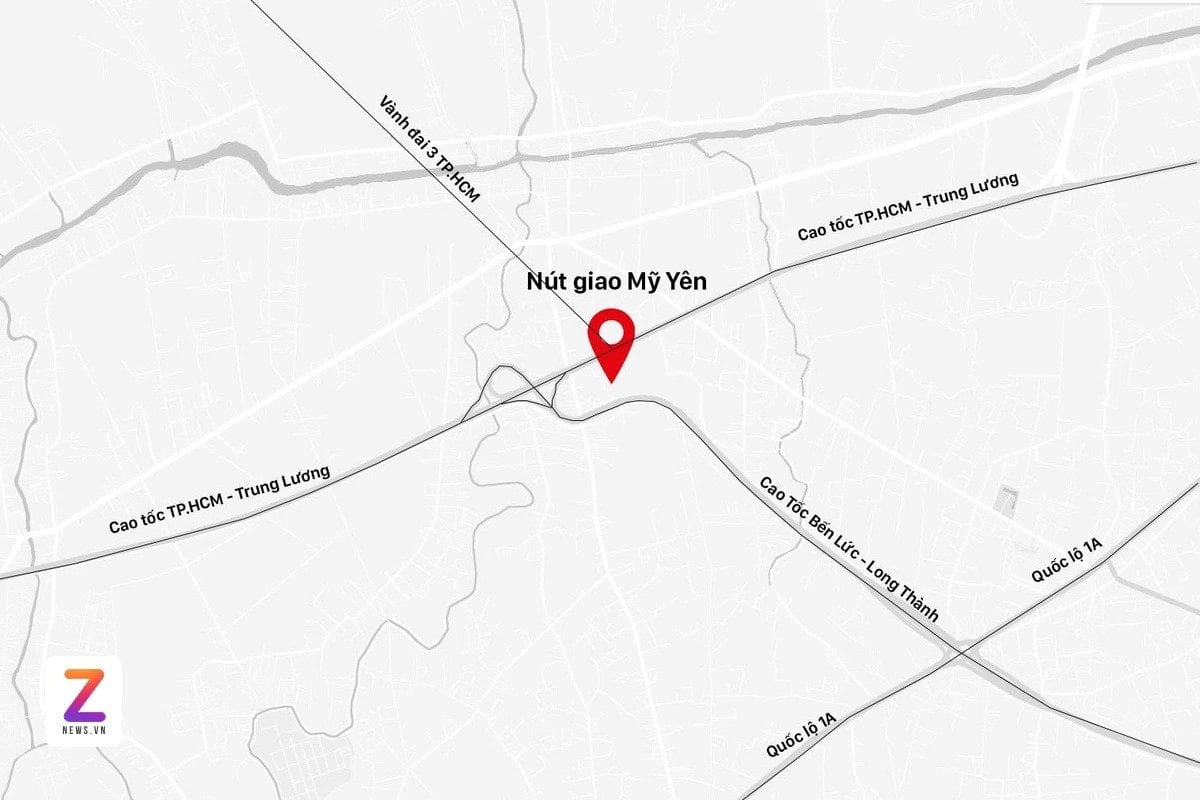 ចំណុចប្រសព្វមីយ៉េន តភ្ជាប់ផ្លូវល្បឿនលឿនសំខាន់ៗចំនួនបី នៅច្រកទ្វារខាងលិចនៃទីក្រុងហូជីមិញ។