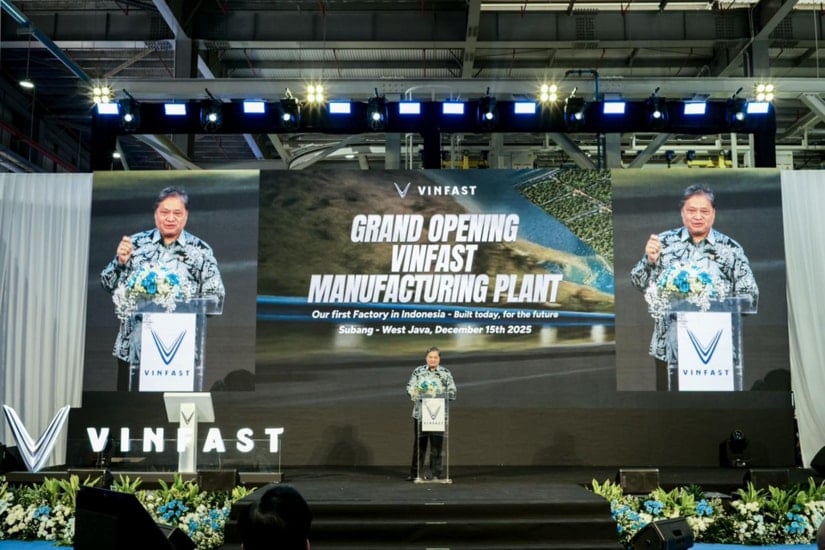 VinFast electric vehicle factory in Subang, Indonesia