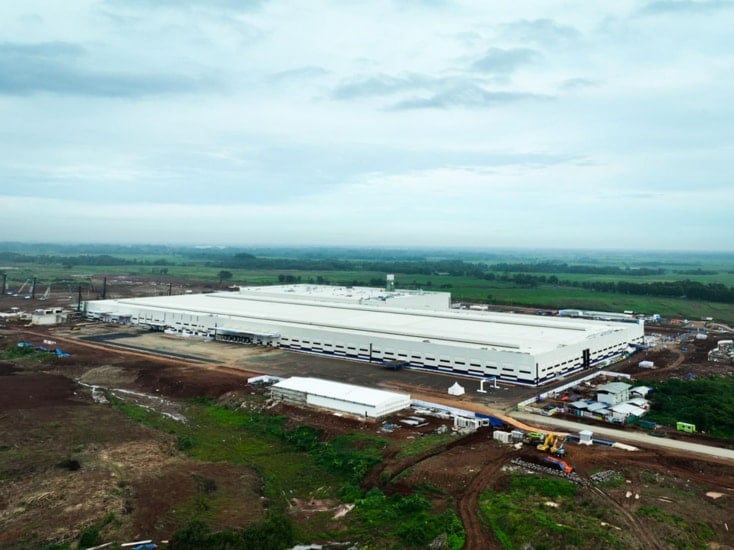 VinFast Subang factory complex with plans to increase production capacity.
