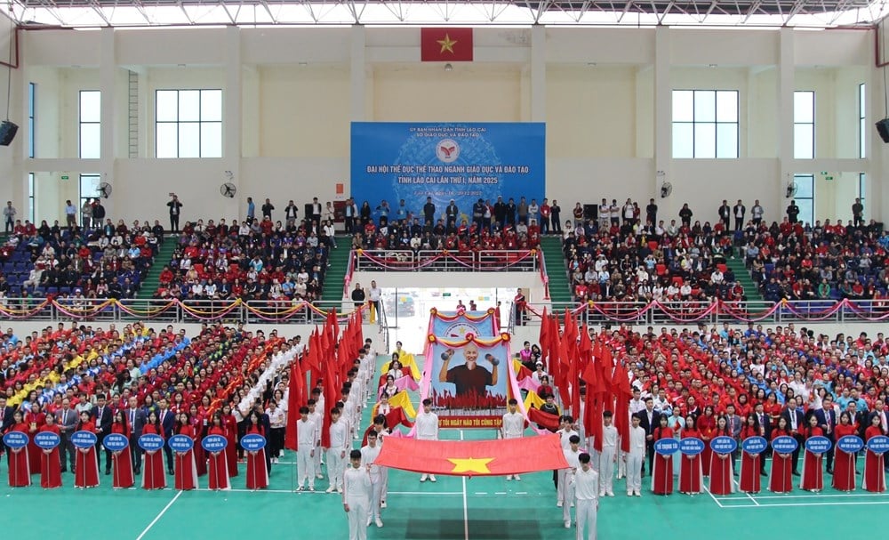 1,147 athletes will participate in the 2025 Lao Cai Provincial Education and Training Sector Sports Festival - photo 1