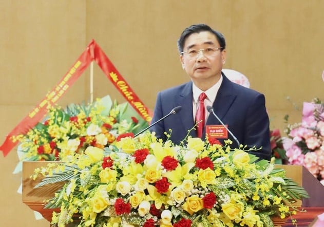 Pan Nguyen Chuong Phat - předseda Asociace farmářů provincie Lao Cai. Foto: Nguyen Hien. Ông Nguyễn Chương Phát - Chủ tịch Hội Nông dân tỉnh Lào Cai. Ảnh: Nguyễn Hiên.