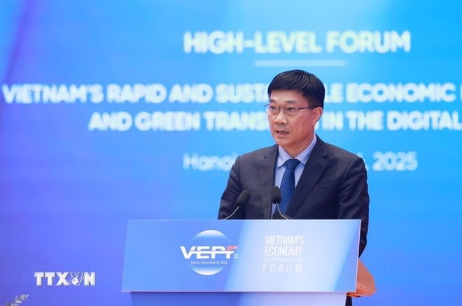 Místopředseda Národního shromáždění Vu Hong Thanh pronáší projev. (Foto: Duong Giang/VNA) ttxvn-vu-hong-thanh.jpg