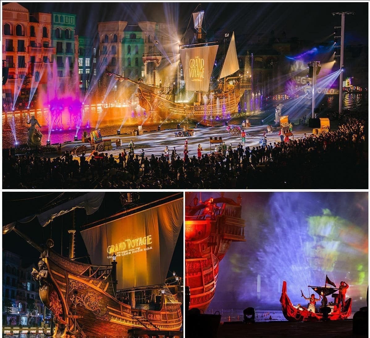 ទេសភាពព្រែកបែប Venetian នៅ Grand World។