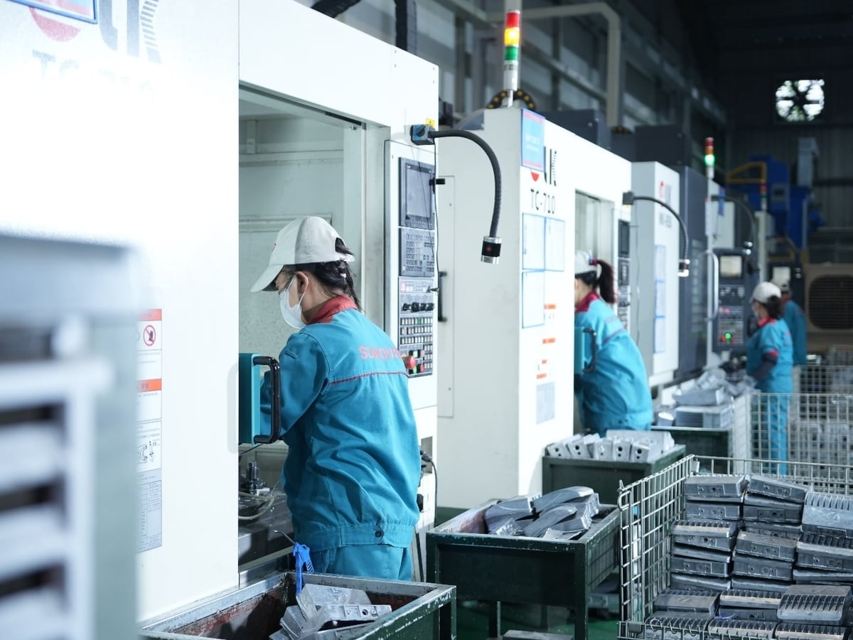 Nhà máy Sunhouse đạt Kỷ lục hệ thống sản xuất gia dụng nhiều nhất Việt Nam 2025. Ảnh: Sunhouse.