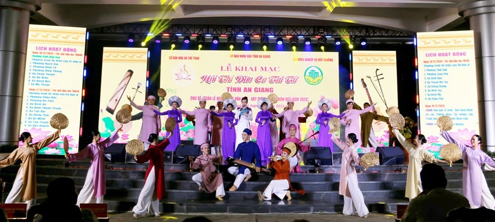 Opening Ceremony of the An Giang Province Traditional Music and Singing Contest 2025 - Photo 3
