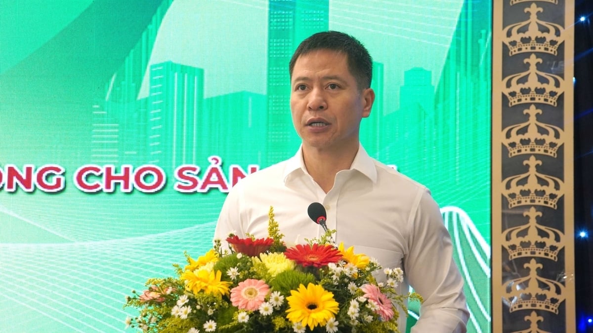 Ông Nguyễn Minh Tiến, Giám đốc Trung tâm Xúc tiến thương mại, Bộ Nông nghiệp và Môi trường. Ảnh: Lê Bình.