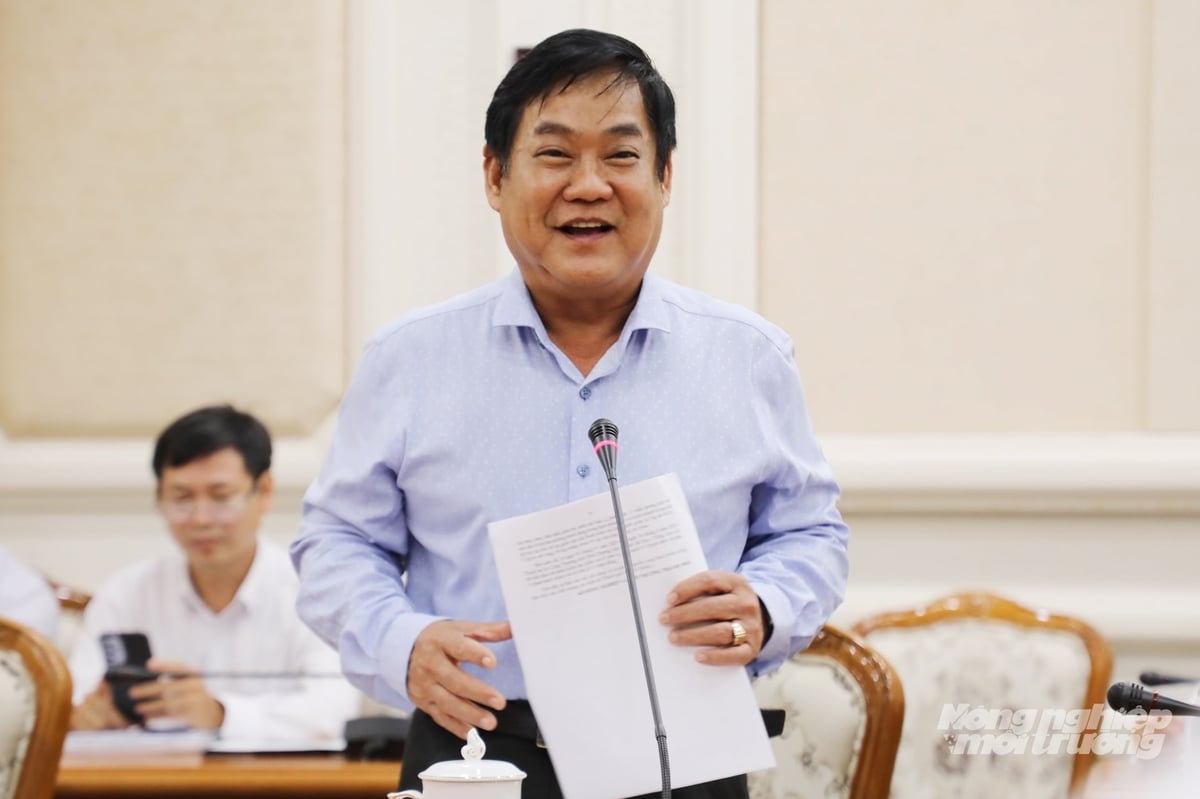 Ông Võ Thành Giàu, Phó Giám đốc Sở Nông nghiệp và Môi trường TP.HCM. Ảnh: Nguyễn Thủy.