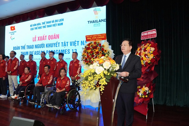 Phó Thủ tướng Mai Văn Chính: "Đoàn Thể thao NKT Việt Nam sẽ phát huy cao nhất tinh thần trách nhiệm, bản lĩnh và ý chí Việt Nam" - Ảnh 3.
