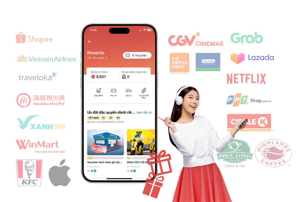 Uma série de ofertas de fim de ano do Programa de Fidelidade do Techcombank - 1