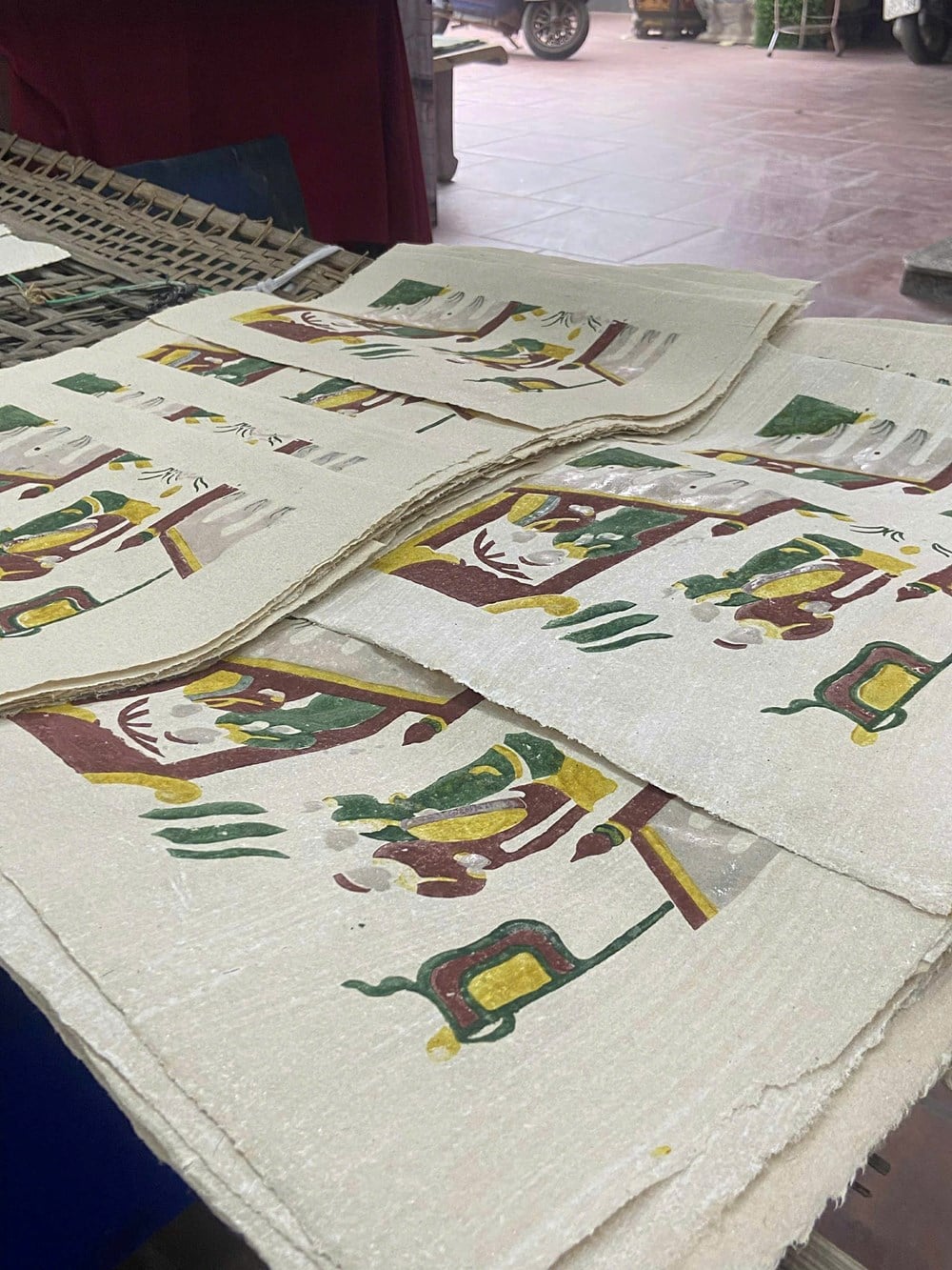 ความสุขและความรู้สึกในการสร้างสรรค์ภาพวาดพื้นบ้านดงโฮ - ภาพที่ 1