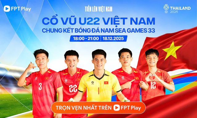 «ក្រុម U23 វៀតណាមនឹងផ្តួលថៃ...»៖ តើ FPT Play នឹងបង្ហាញរឿងនេះនៅក្នុងខេត្ត និងក្រុងណាខ្លះ? - រូបភាពទី 1។ 'U.23 Việt Nam sẽ khiến Thái Lan gục ngã...': FPT Play công chiếu ở tỉnh, thành nào?- Ảnh 1.