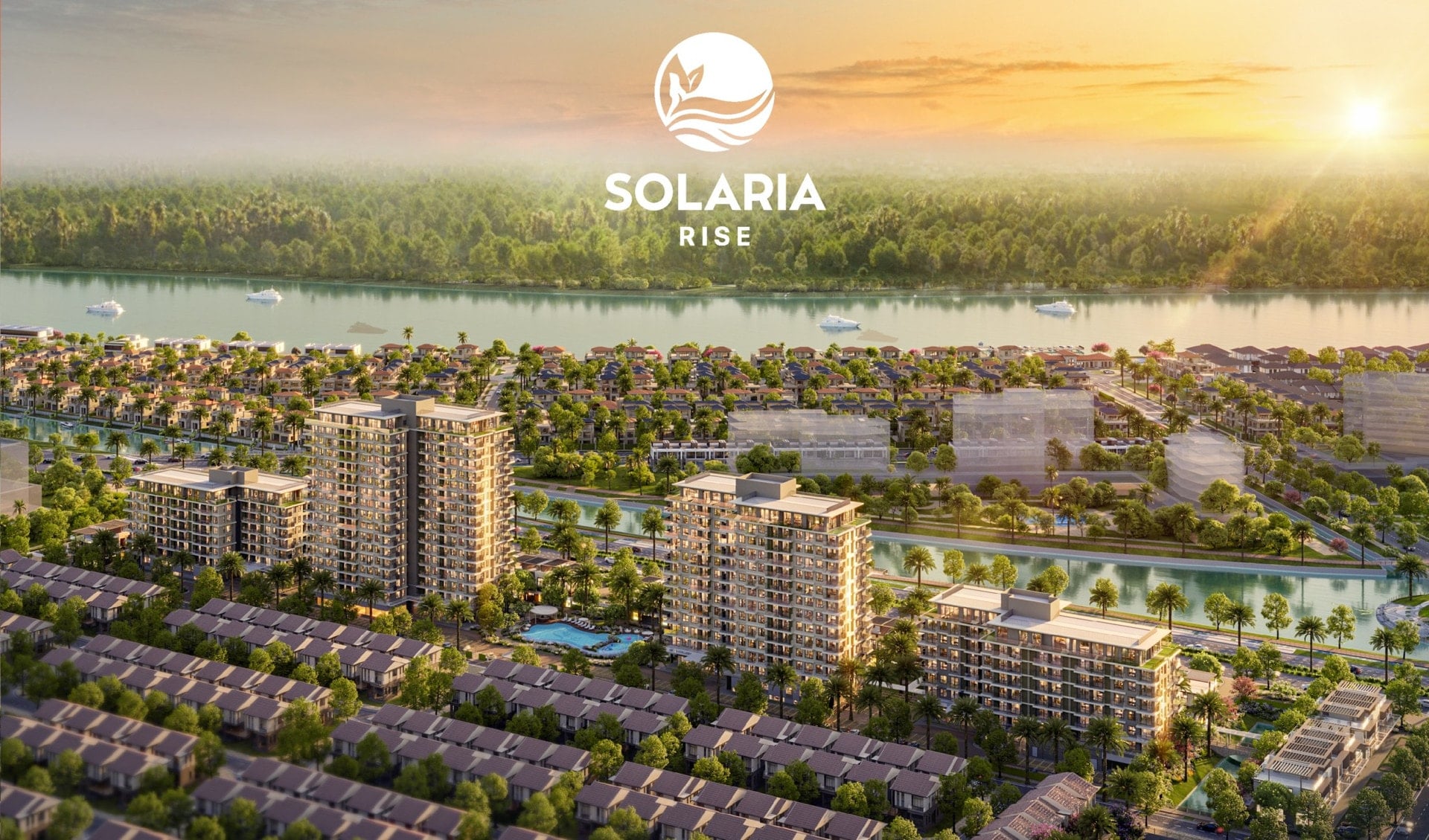 Рендеринг багатоквартирних веж у проєкті Southgate - Solaria Rise.