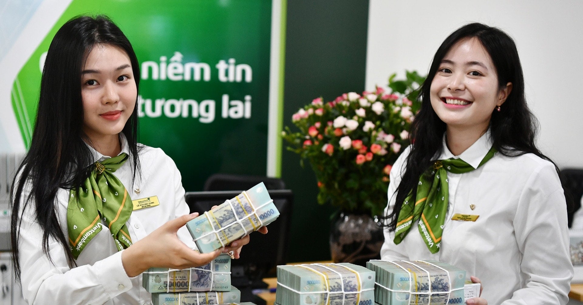 សាខាមួយរបស់ធនាគារ Vietcombank។