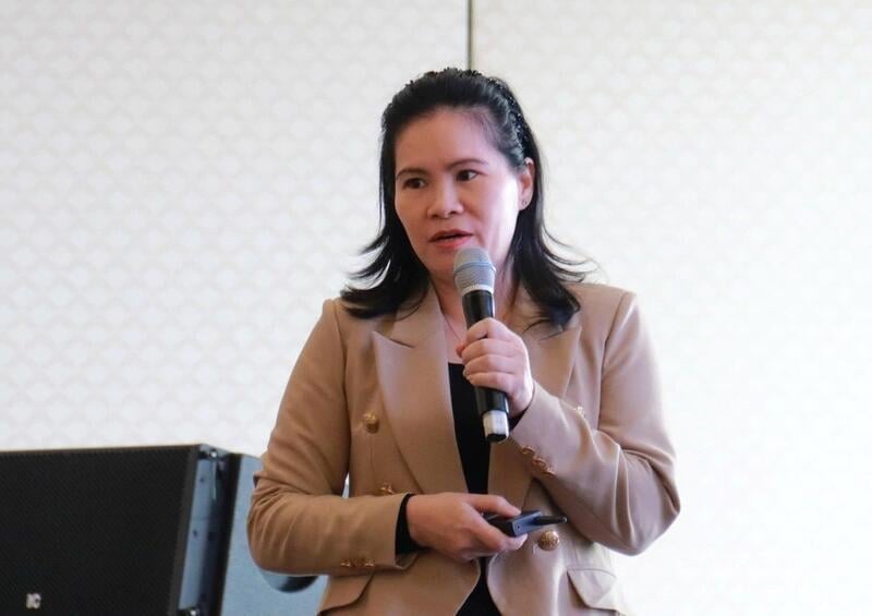 Bà Phan Thị Thanh Xuân, Phó Chủ tịch kiêm Tổng Thư ký Hiệp hội Da - Giày - Túi xách Việt Nam. Ảnh: Thanh Tuấn.