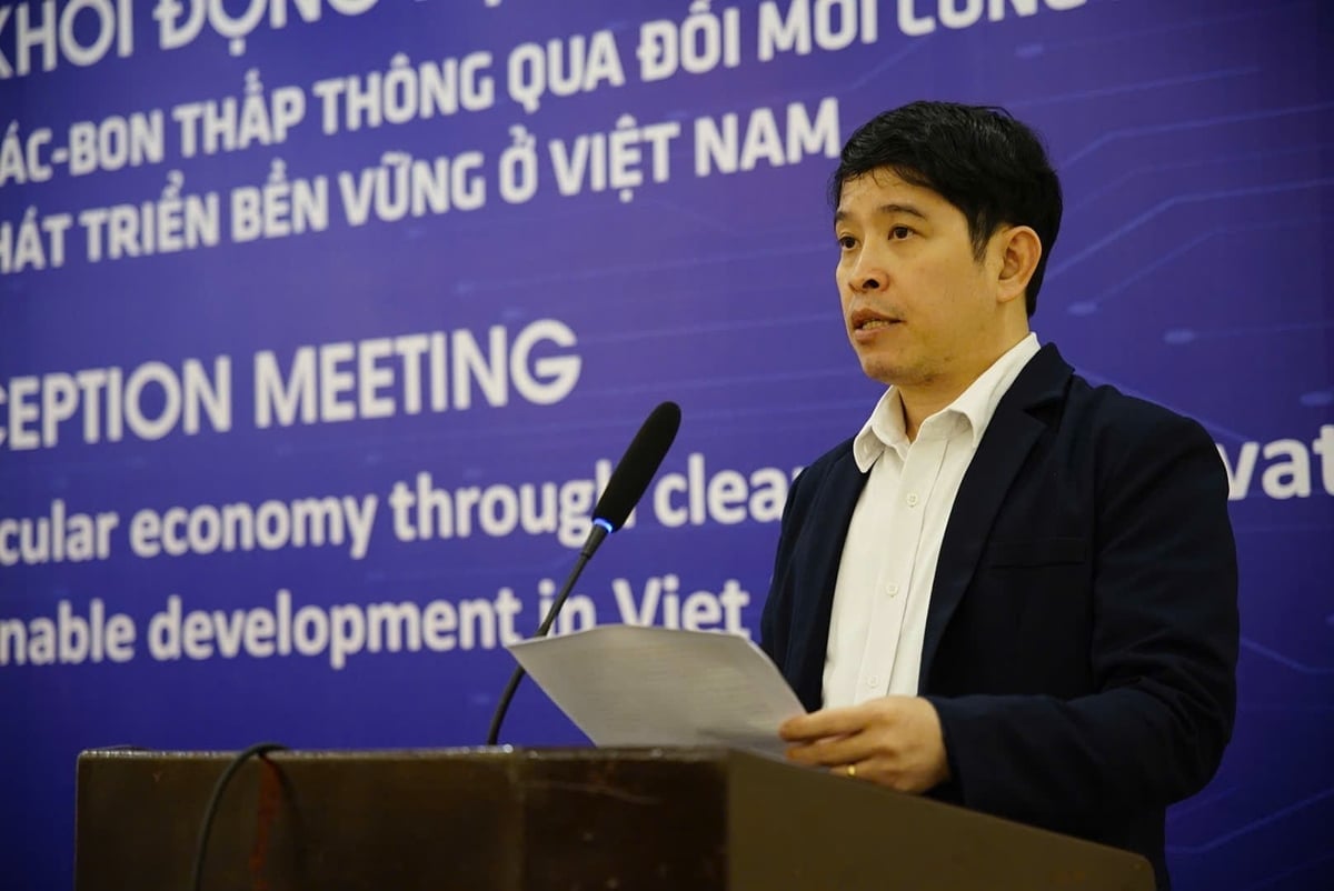 Ông Nguyễn Đình Thọ, Phó Viện trưởng Viện Chiến lược, Chính sách Nông nghiệp và Môi trường (ISPAE, Bộ Nông nghiệp và Môi trường). Ảnh: Diệu Linh.