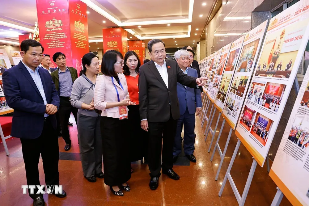 Chủ tịch Quốc hội Trần Thanh Mẫn dự tổng duyệt Lễ trao Giải Diên Hồng lần thứ tư - Ảnh 1.