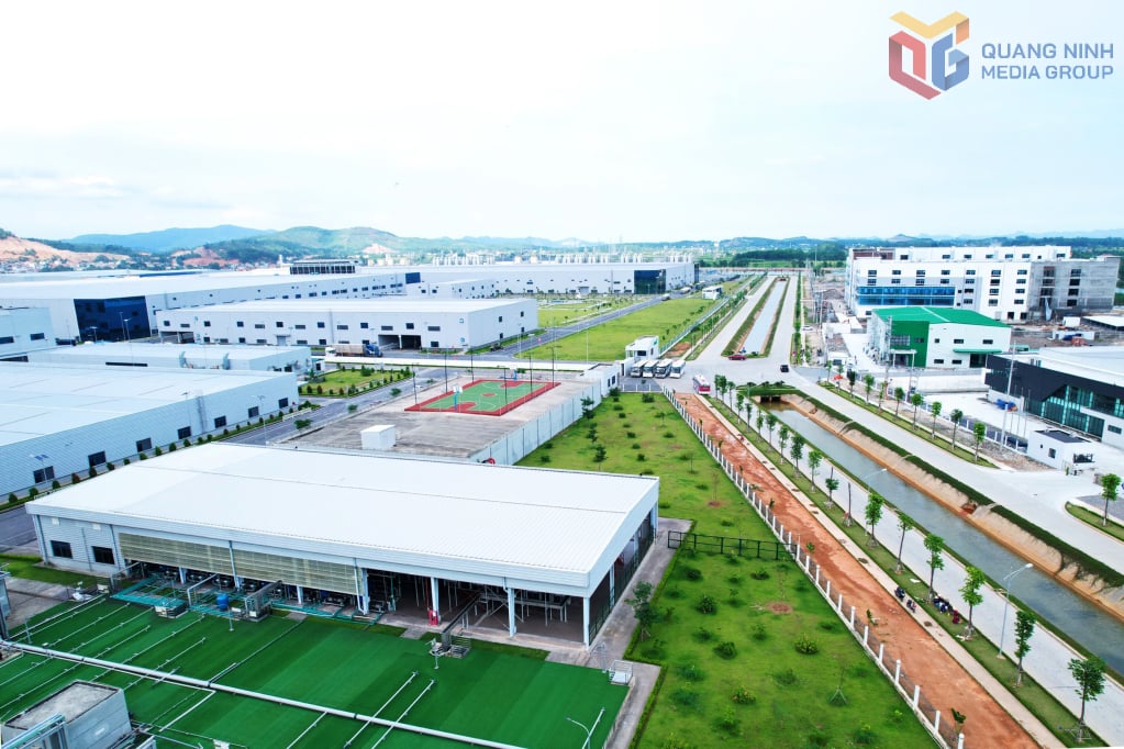 ទិដ្ឋភាពទូទៅនៃសួនឧស្សាហកម្ម Song Khoai ទីរួមខេត្ត Quang Yen។ រូបថត៖ ដូ ភឿង