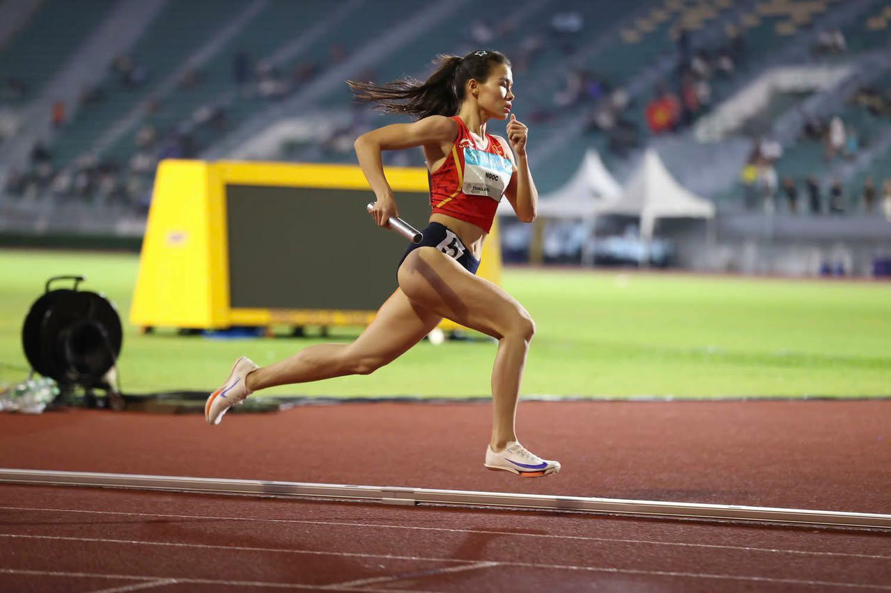 អត្តពលិក​រត់​ប្រណាំង​ ង្វៀន ធីង៉ុក មកពី​ហាទីញ (រូបថត​ផ្តល់​ដោយ​ប្រធានបទ)