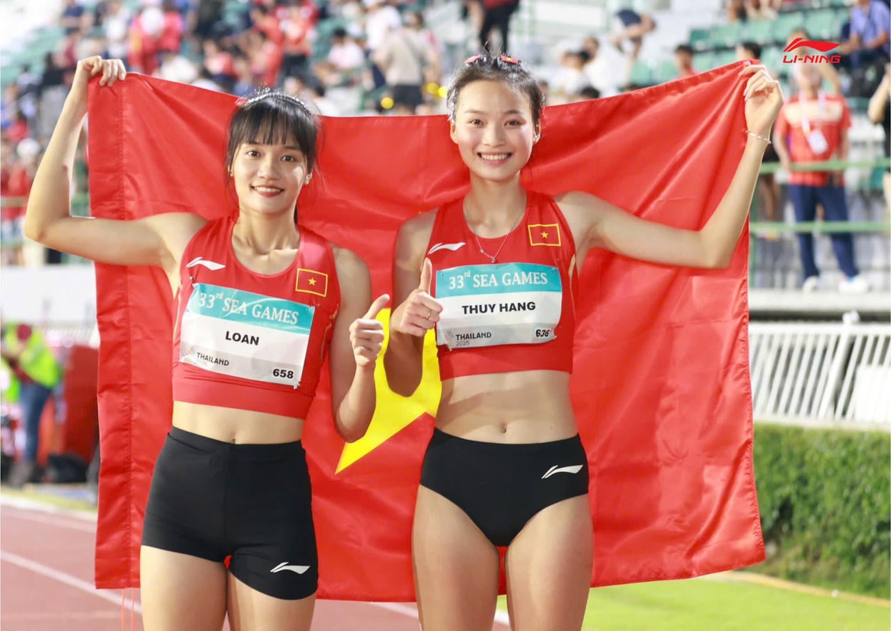 ទេពកោសល្យវ័យក្មេងដូចជា Thuy Hang និង Tran Thi Loan ត្រូវបានគេរំពឹងថានឹងទៅបានឆ្ងាយក្នុងការប្រកួតធំៗនៅទូទាំងទ្វីប (រូបថត៖ Lining)។