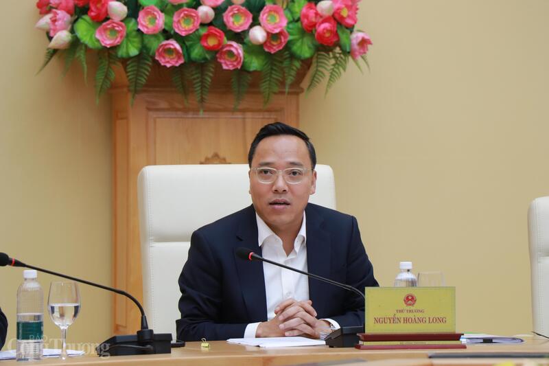 Der stellvertretende Minister für Industrie und Handel, Nguyen Hoang Long. Foto: Thanh Tuan.