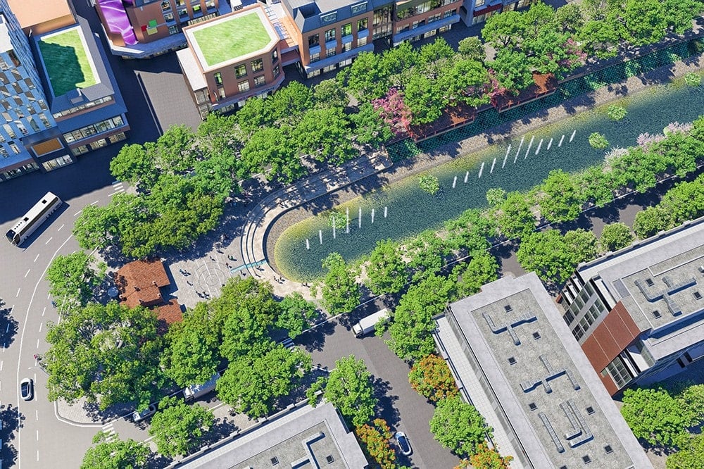 The project will create an impressive and fresh green space for the capital city.