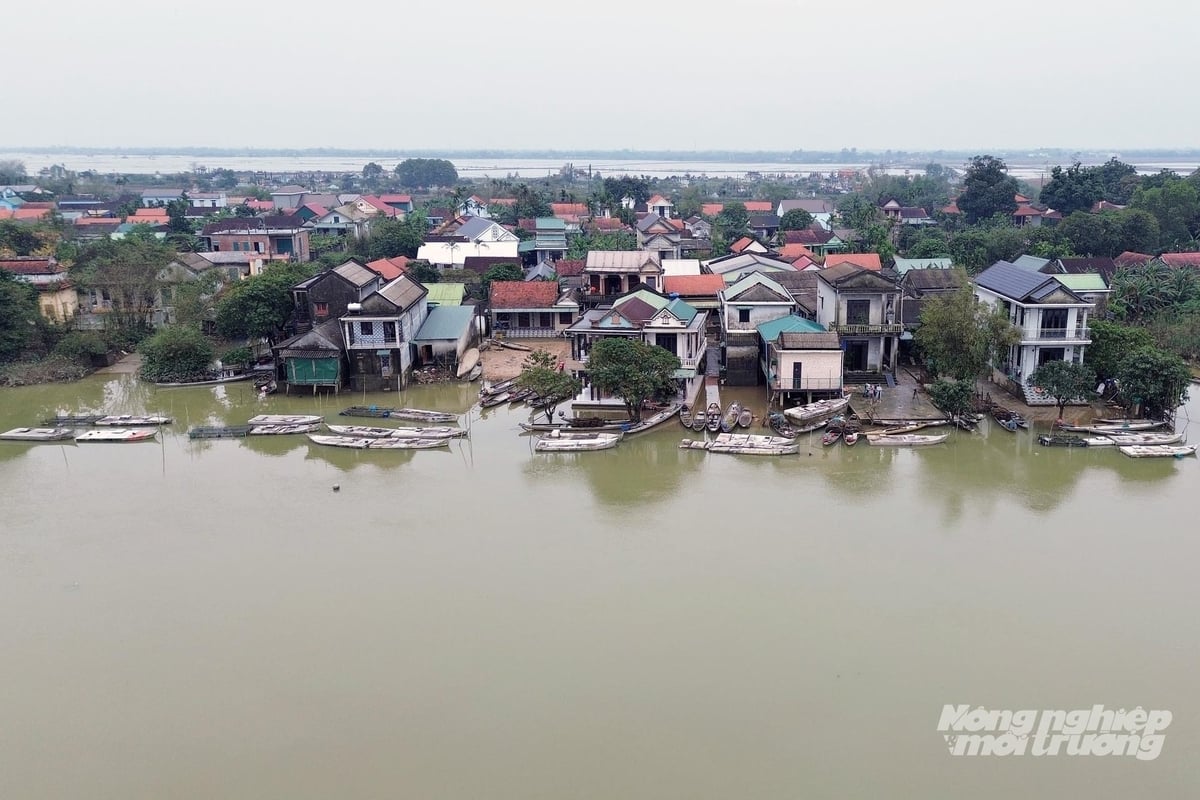 Nhờ sáng tạo ra lồng cá hình mũi thuyền, nghề nuôi cá lồng tại xã Nam Hải Lăng phát triển mạnh. Ảnh: Võ Dũng.