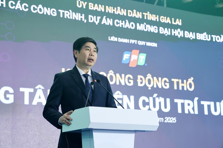 Phó Thủ tướng Hồ Quốc Dũng dự khởi công Trung tâm nghiên cứu trí tuệ nhân tạo AI tại Gia Lai- Ảnh 3.