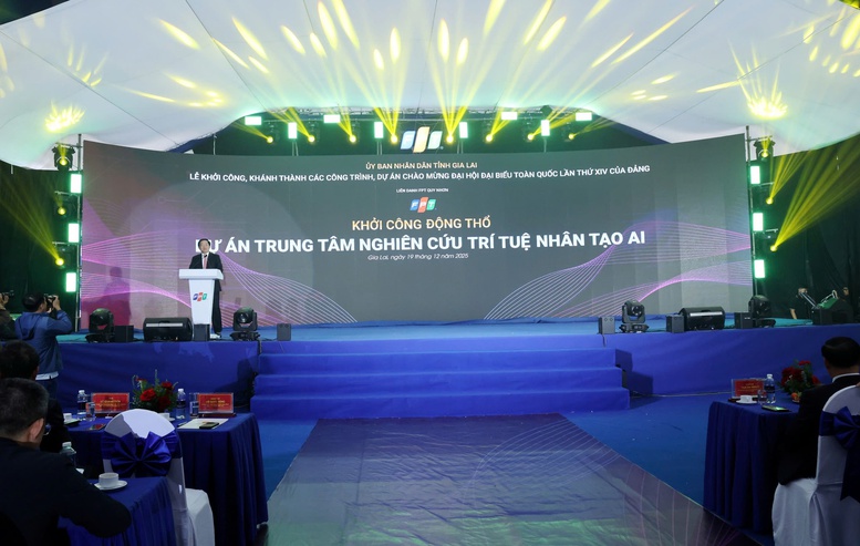 Phó Thủ tướng Hồ Quốc Dũng dự khởi công Trung tâm nghiên cứu trí tuệ nhân tạo AI tại Gia Lai- Ảnh 5.