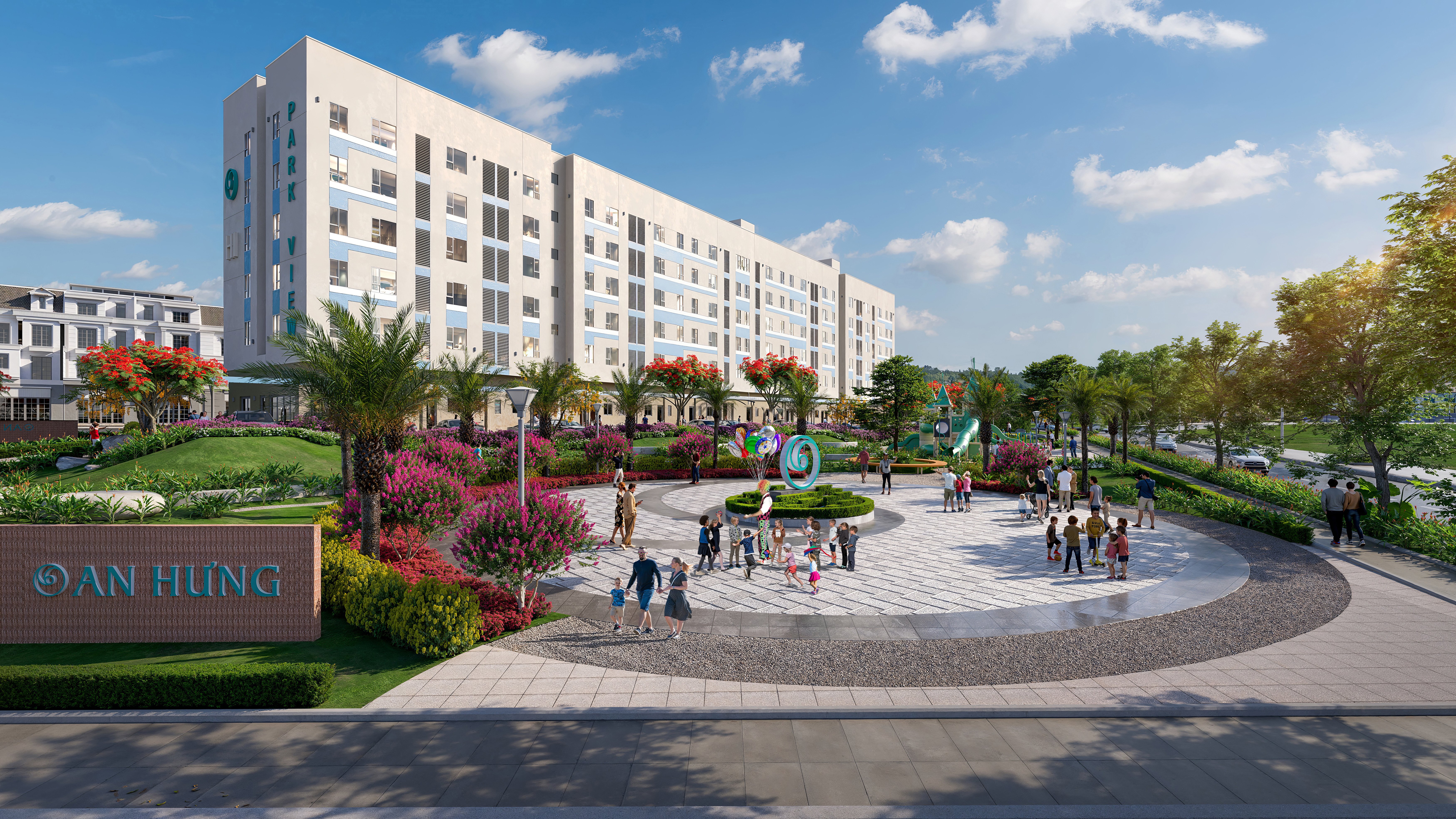 ការរចនាអគារ Park View នៅអាផាតមិន An Hung
