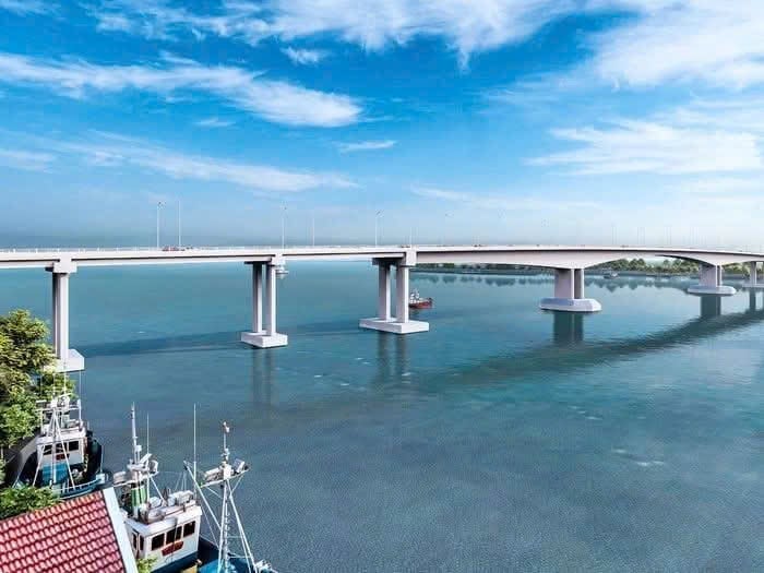 Phối cảnh dự án đầu tư xây dựng cầu Đình Khao. Ảnh: Tư liệu.
