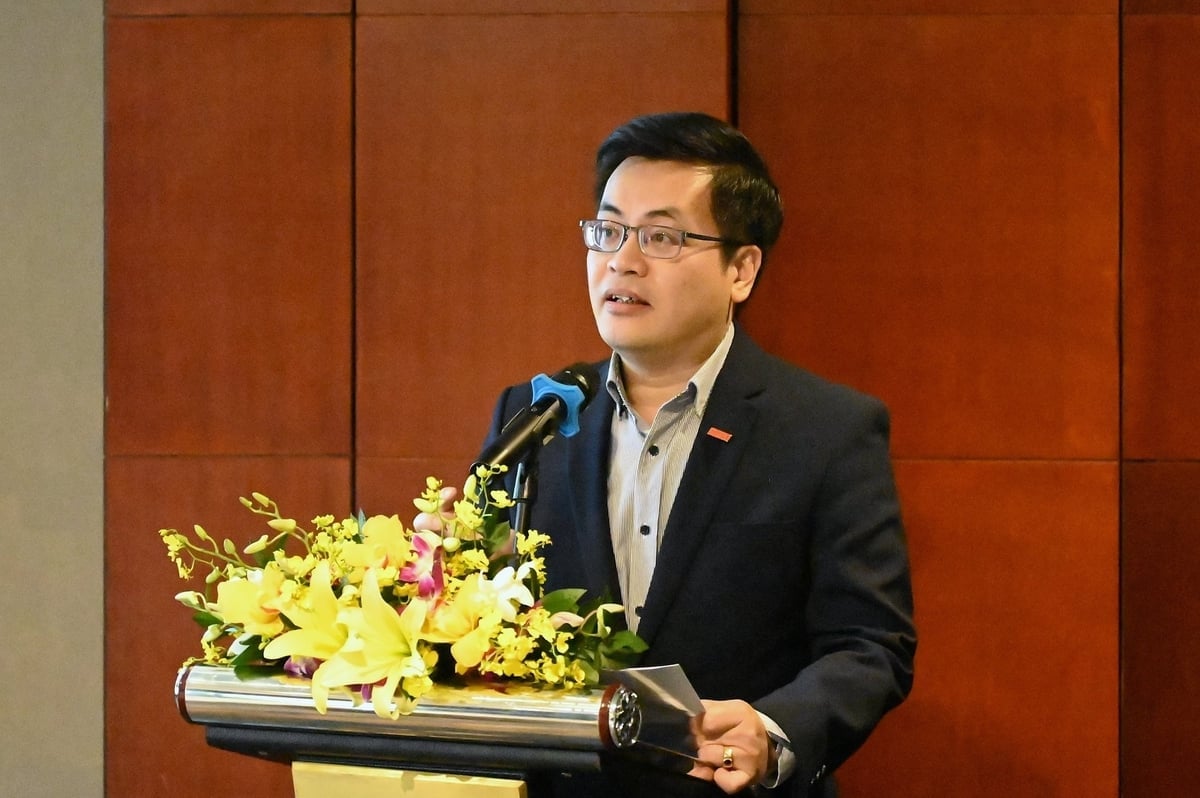 Sig. Nguyen Tien Huy, Direttore di SD4B/VBCSD (VCCI). Foto: Kieu Chi. Ông Nguyễn Tiến Huy, Giám đốc SD4B/VBCSD (VCCI). Ảnh: Kiều Chi.