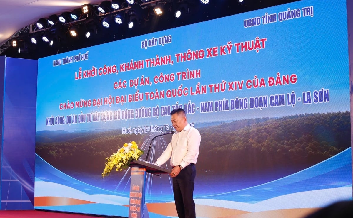 Dự án sẽ góp phần phát triển năng lực giao thông, tăng năng lực kinh tế, phát triển vùng kinh tế miền Trung. Ảnh: Văn Dinh.