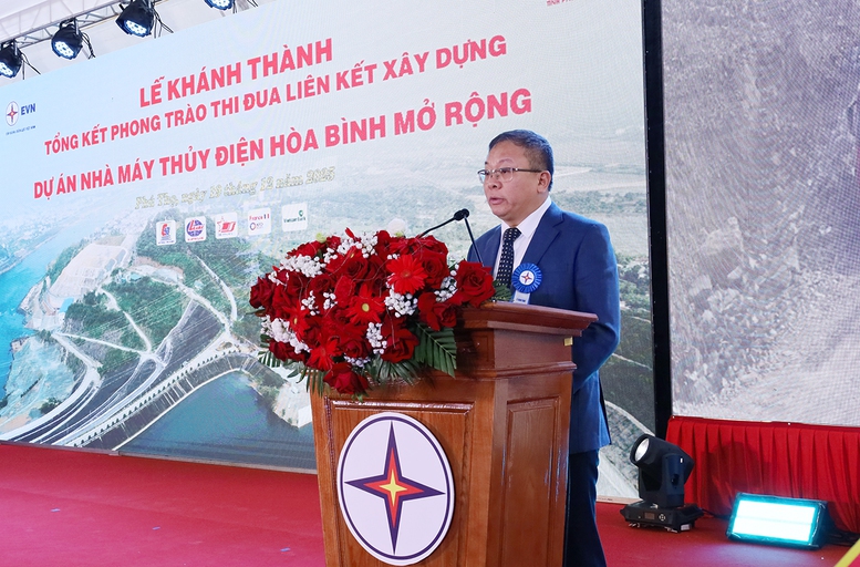 EVN inaugura l'ampliamento della centrale idroelettrica di Hoa Binh - Foto 2. EVN khánh thành Nhà máy Thủy điện Hòa Bình mở rộng- Ảnh 2.
