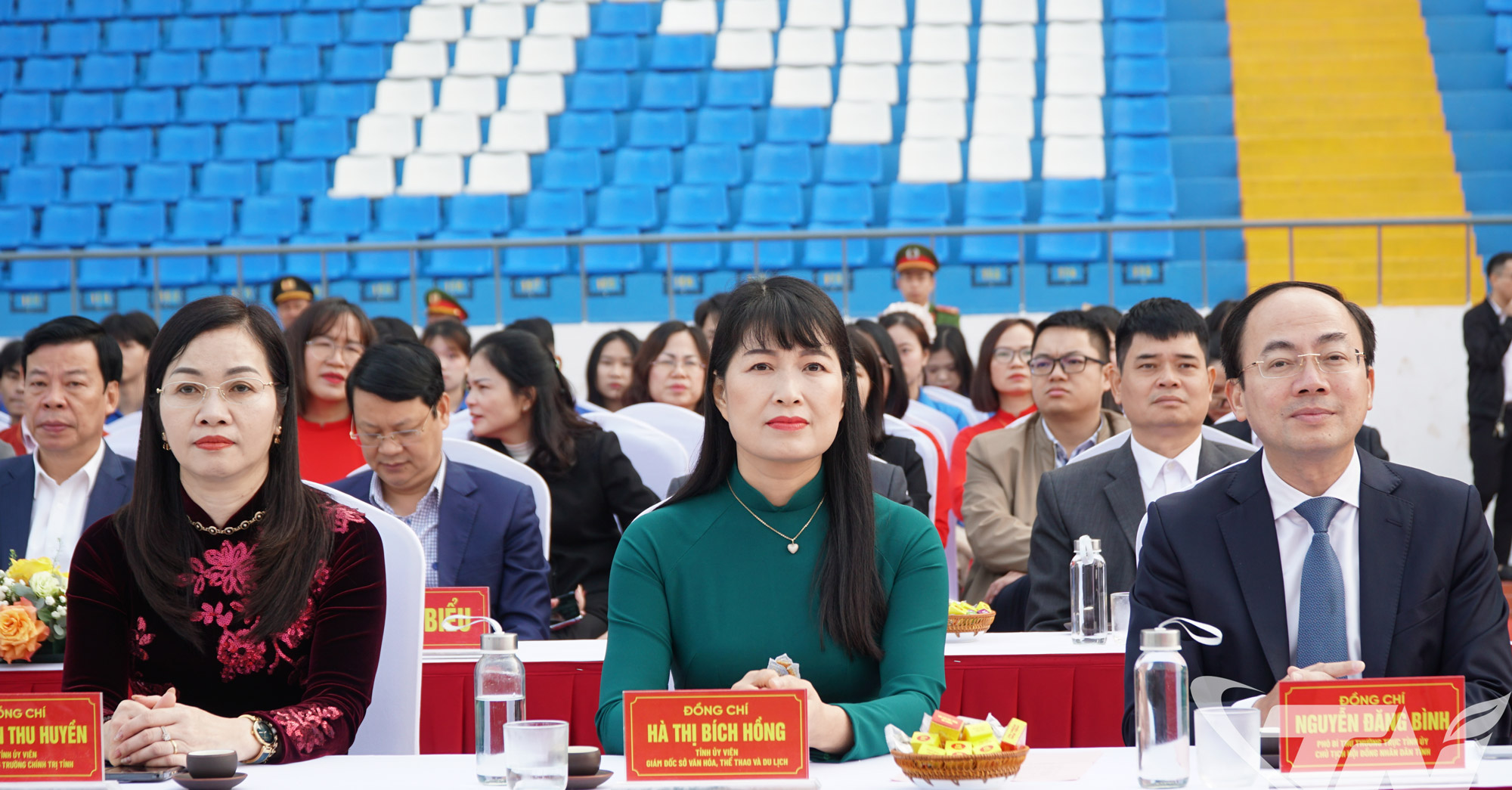 Đồng chí Nguyễn Đăng Bình, Phó Bí thư Thường trực Tỉnh ủy, Chủ tịch HĐND tỉnh dự Lễ khánh thành Sân vận động Thái Nguyên.