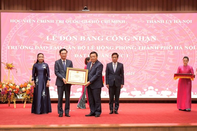 Výcviková škola Le Hong Phong Cadre v Hanoji splňuje standardy úrovně 1 - Foto 1. Trường Đào tạo cán bộ Lê Hồng Phong, Hà Nội đạt chuẩn Mức 1- Ảnh 1.
