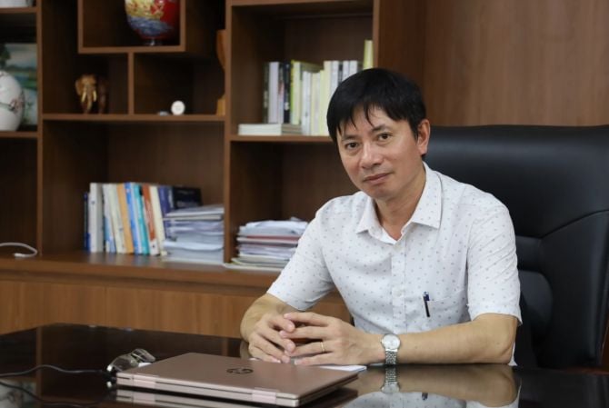 Ông Phạm Quốc Hoàn - Giám đốc Sở Khoa học và Công nghệ. Ảnh: Thiều Hoa/Báo Khánh Hòa.