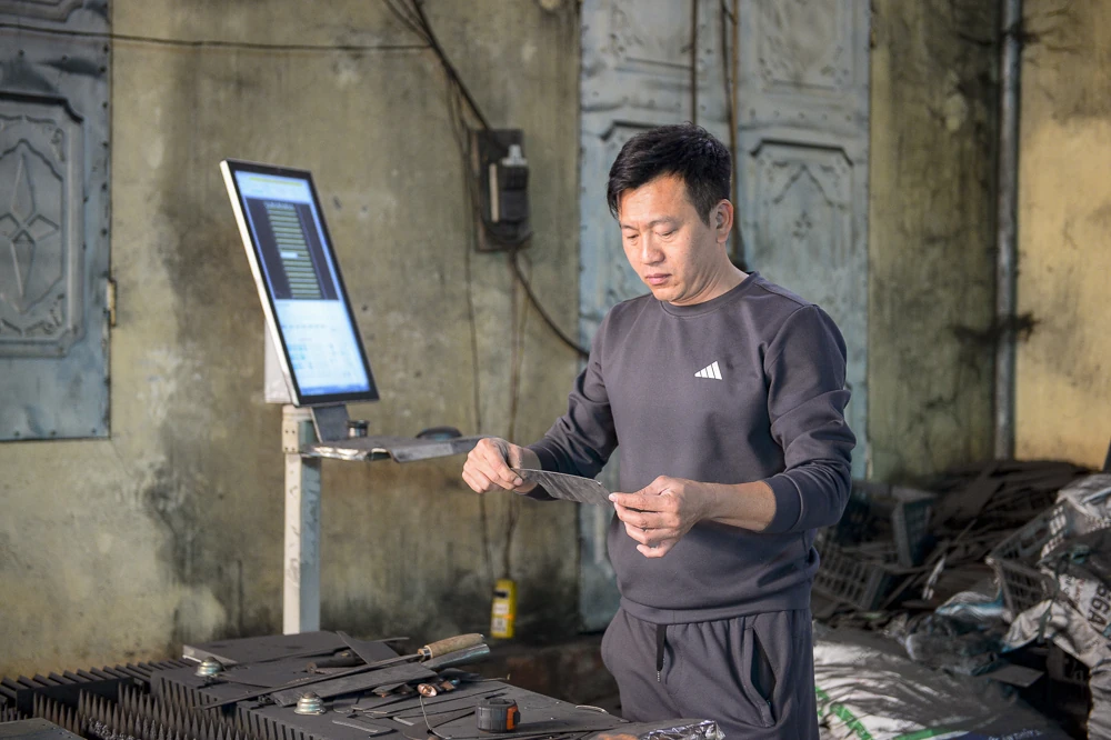 ភូមិជាងដែក Tiến Lộc ត្រូវបានឆាបឆេះដោយភ្លើងក្នុងរដូវបុណ្យតេត។