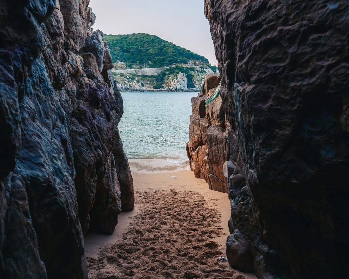 Destinazione turistica di Chuoi Beach a Ninh Thuan