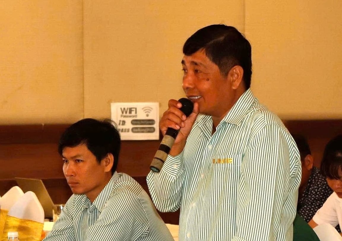 Ý kiến của Đại diện Công ty VinaRice. Ảnh: Minh Đảm.