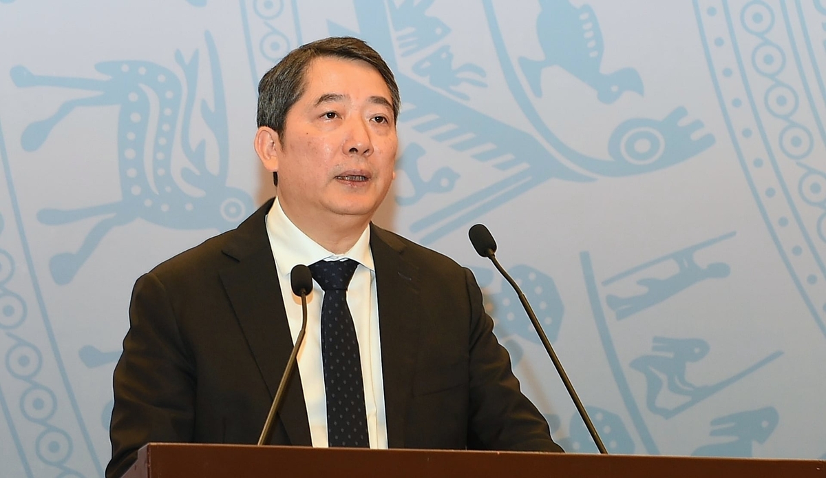 Il viceministro Cao Anh Tuan: Le politiche fiscali e le procedure amministrative sono sempre tra le principali preoccupazioni dei contribuenti. Foto: Ministero delle Finanze. Thứ trưởng Cao Anh Tuấn: Chính sách thuế và thủ tục hành chính luôn là vấn đề được người nộp thuế quan tâm hàng đầu. Ảnh: MOF.