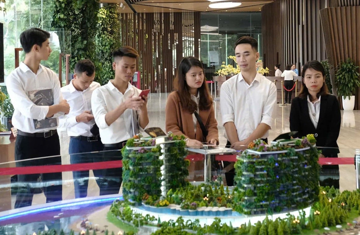 นักลงทุนกำลังพิจารณาโครงการอสังหาริมทรัพย์ในฮานอย - anh-do-tam.jpg